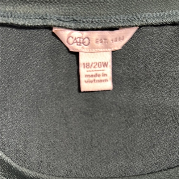 Cato Forest Green Blouse with Ruffled Sleeves - Picture 3 of 7